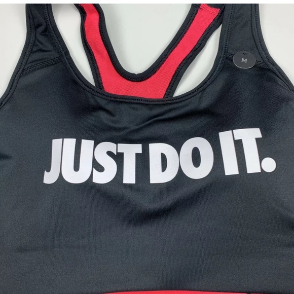 NWT Nike Pro Classic Swoosh Sports Bra - Picture 2 of 6